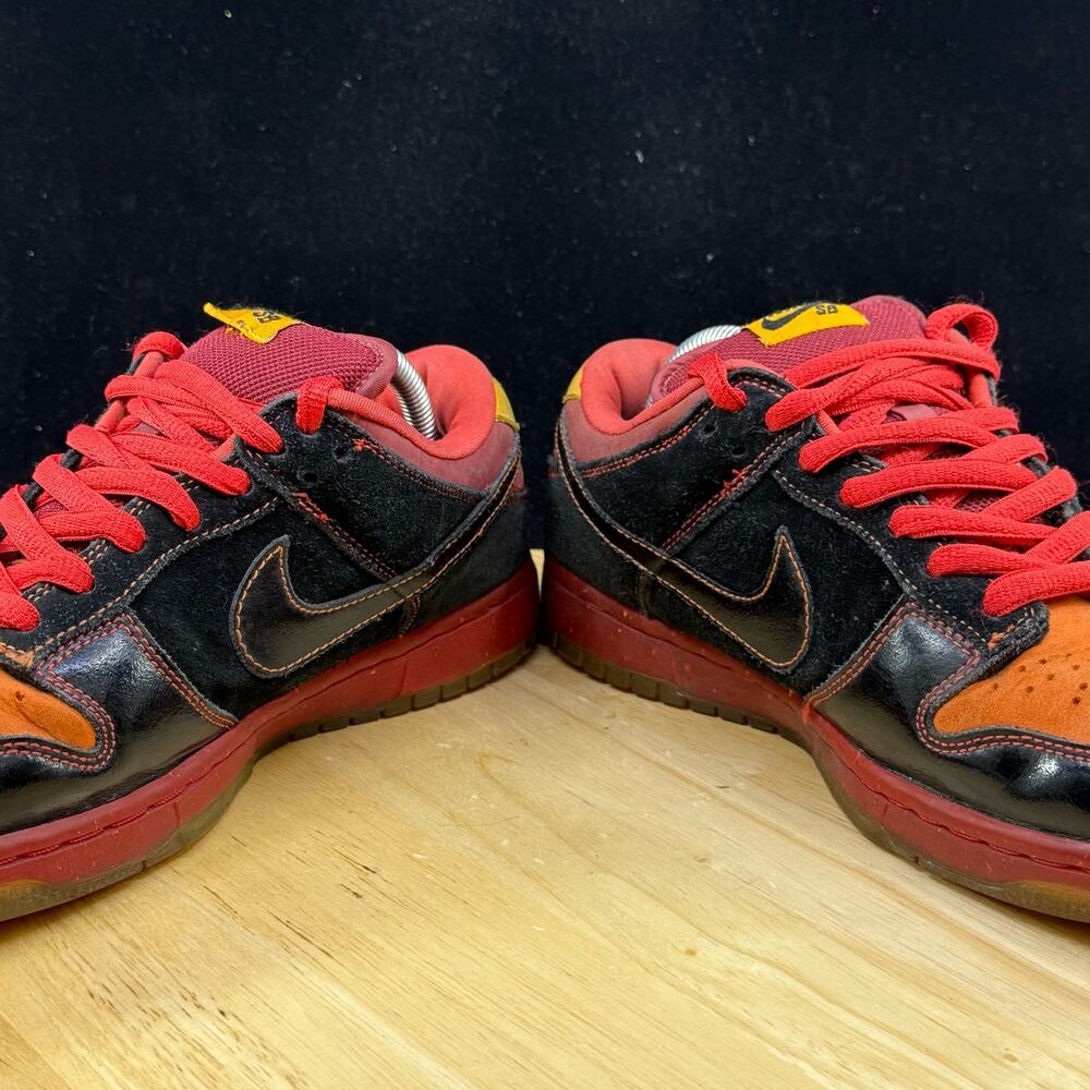 Nike Dunk Premium SB Low Hawaii Size 9 313170-003 Black Orange OG Rare Men Skate - Picture 8 of 11